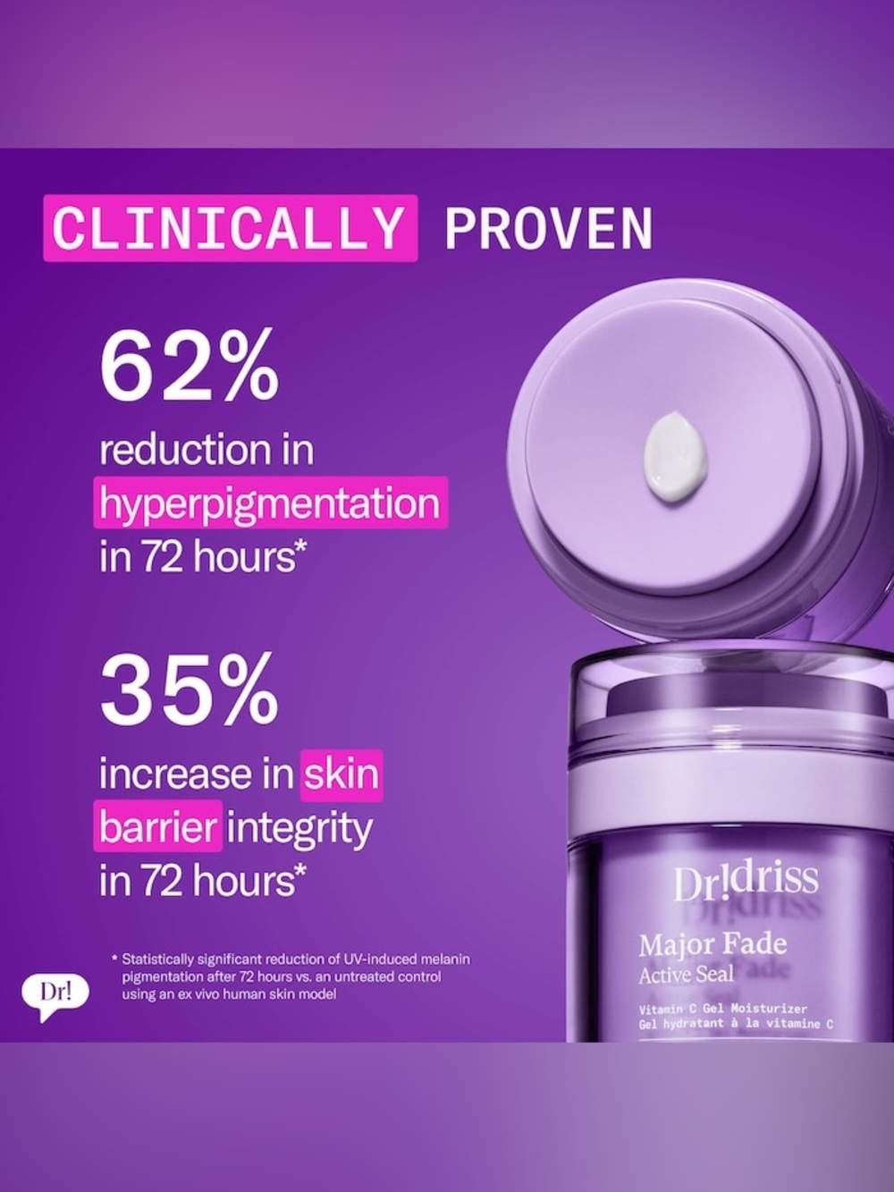 Dr. Idriss Major Fade Active Seal Dark Spot Vitamin C & Peptide Gel Moisturizer - Picture 5 of 8
